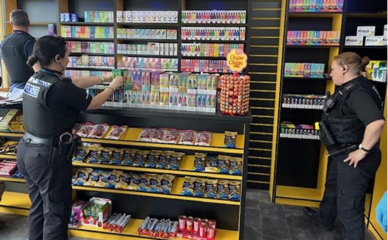 11,000 worth of illegal vapes and tobacco seized in Malvern